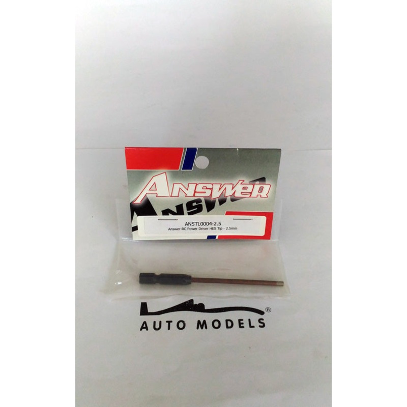 Answer RC Power Driver Hex Tool Tip 1pc 2.5mm