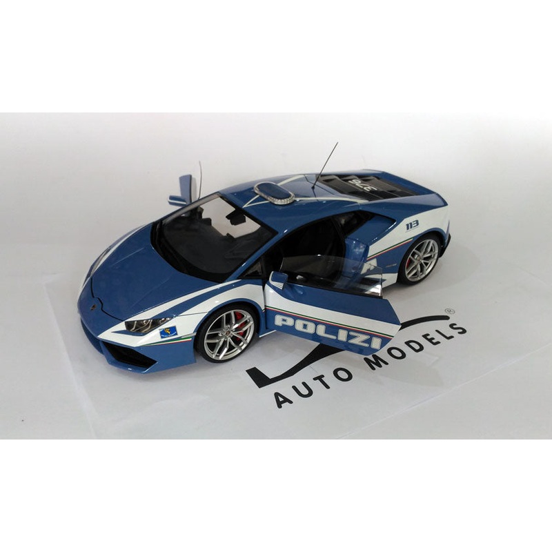 Autoart Lamborghini Huracan LP610 Police Car Blue