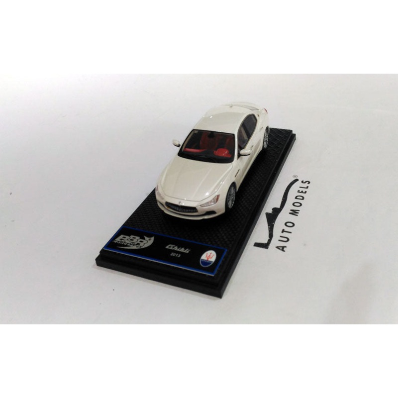 BBR Models Maserati Ghibli 2013 Bianco Alpi White