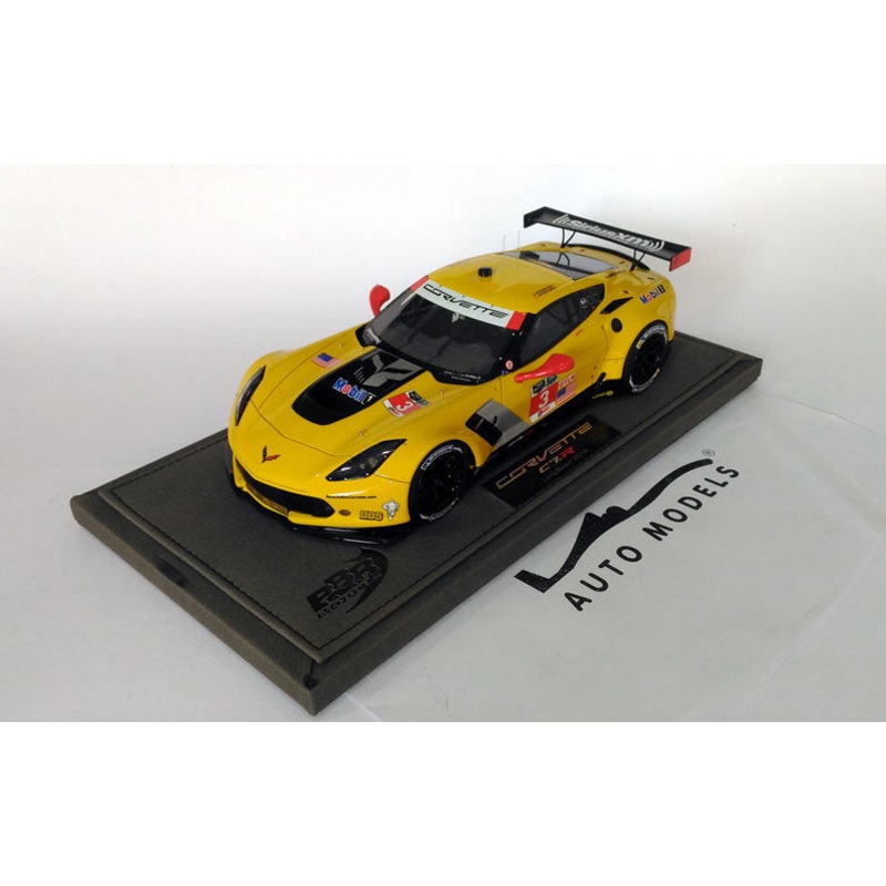 BBR Models Corvette C7 R.Long Beach 2014 Yellow
