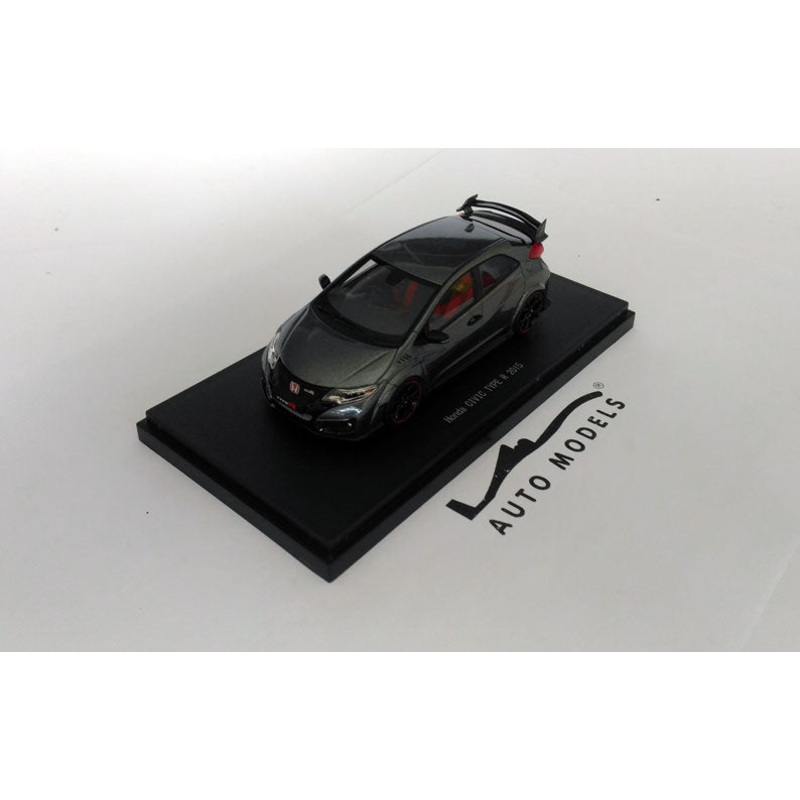Ebbro Honda Civic Type R 2015 Polished Grey Metallic