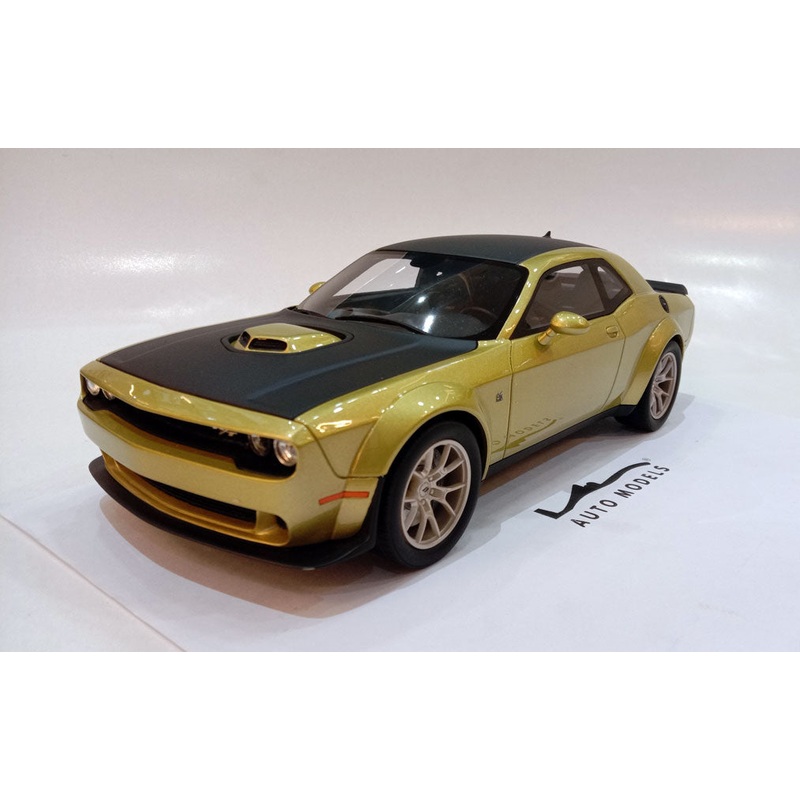 GT Spirit Dodge Challenger R/T Scat Pack Widebody 50TH Black Millenium Jade