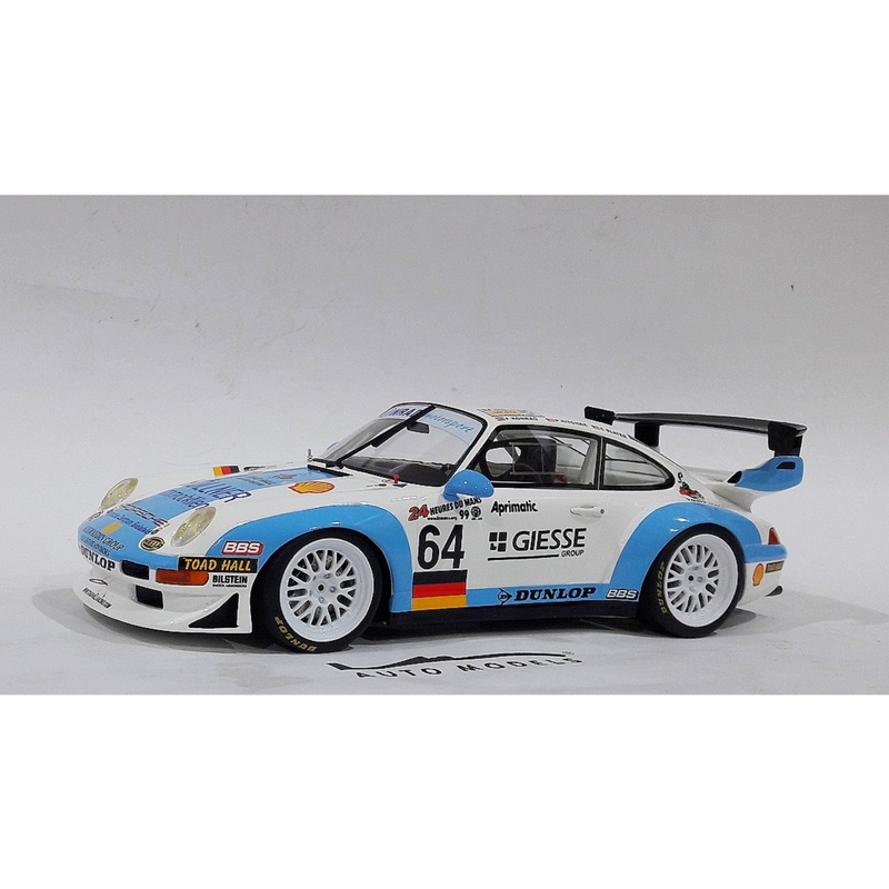 GT Spirit Porsche 993 GT2 Le Mans 24H 1999 N.64 White