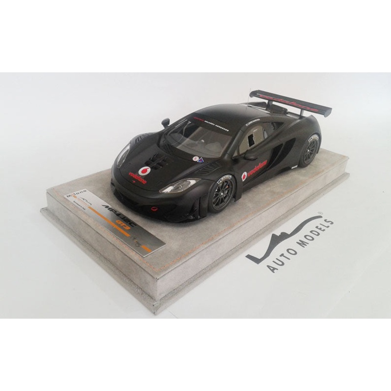 Tecnomodel McLaren MP4/12C GT3 Louis Hamilton Test Car Black Matte