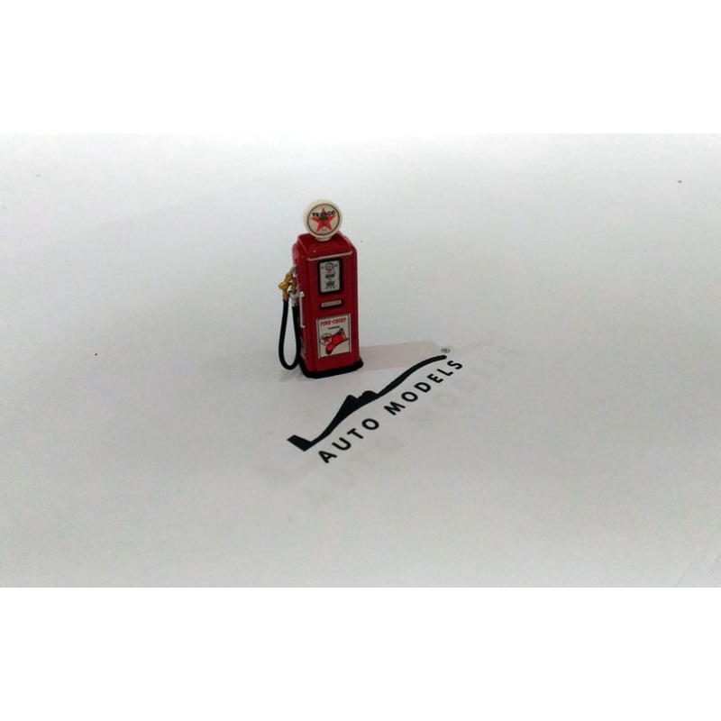 True Scale Model Accessories Fuel Pump Pompa Benzina Retro Texaco Red