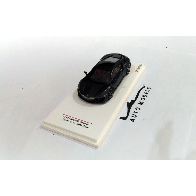 True Scale Model Acura NSX II Concept 2013 Dark Grey Metallic