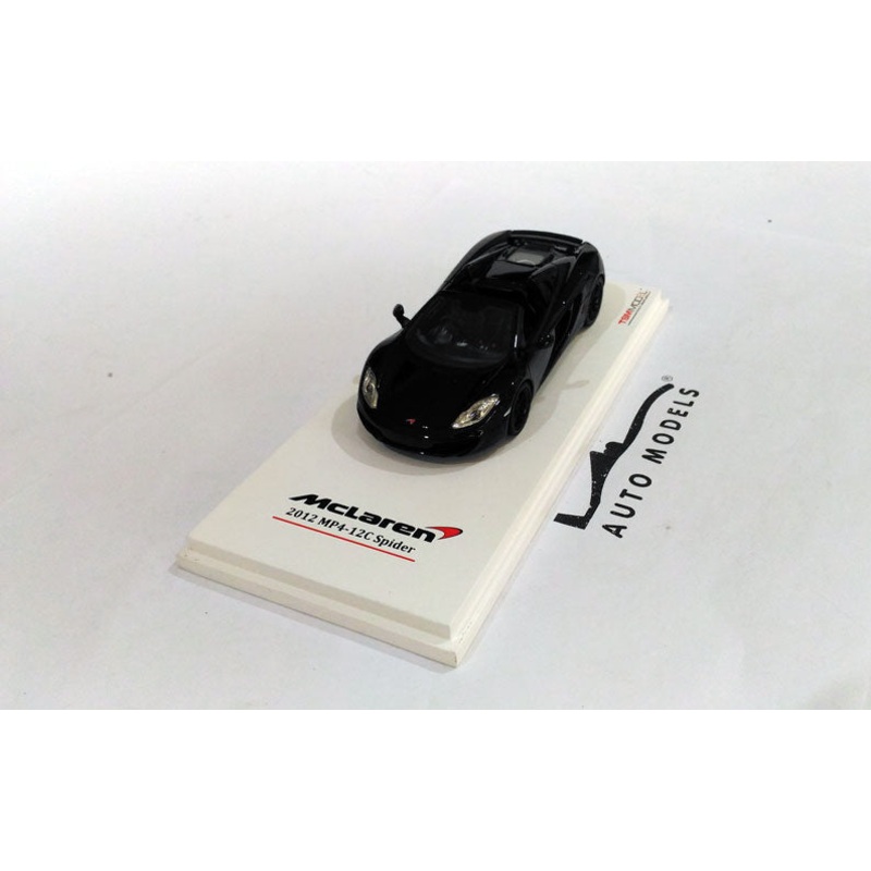 True Scale Model McLaren MP4-12C Spider 2013 RHD Carbon Black