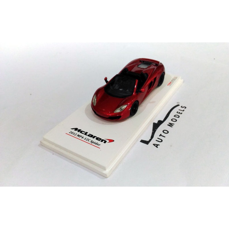 True Scale Model McLaren MP4-12C Spider 2013 RHD Volcano Red