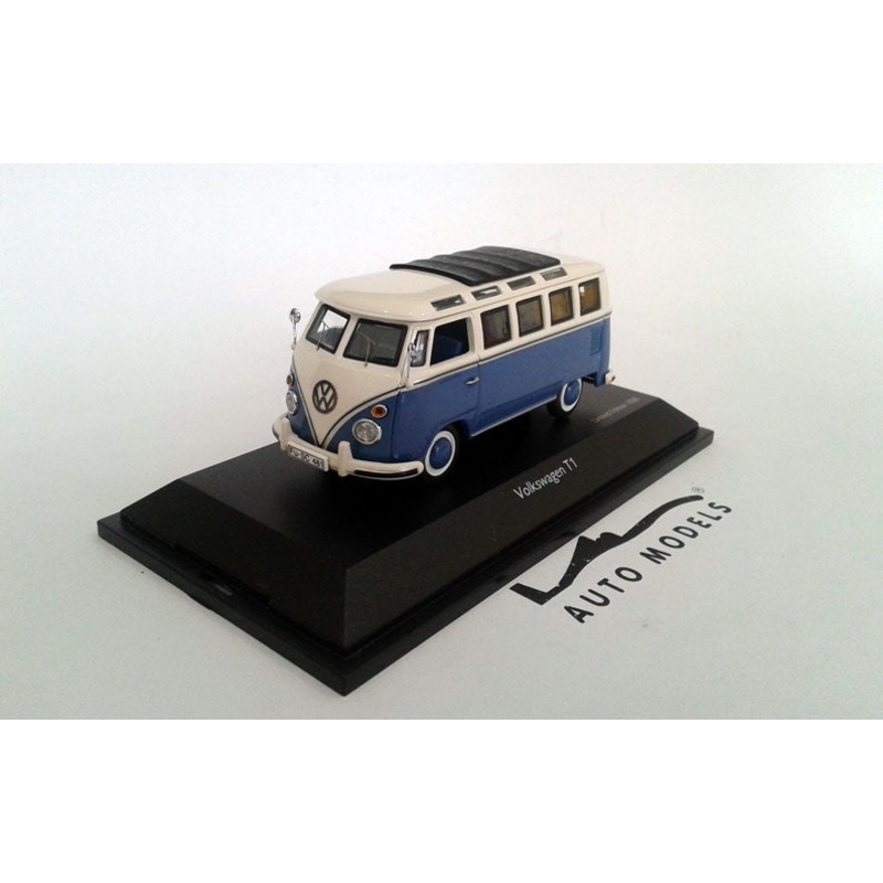 Schuco Volkswagen T1 Samba Minibus Blue White
