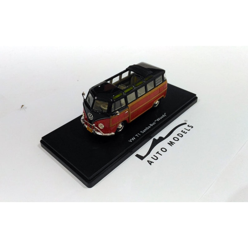 Schuco Volkswagen T1 Samba Woody Brown Red