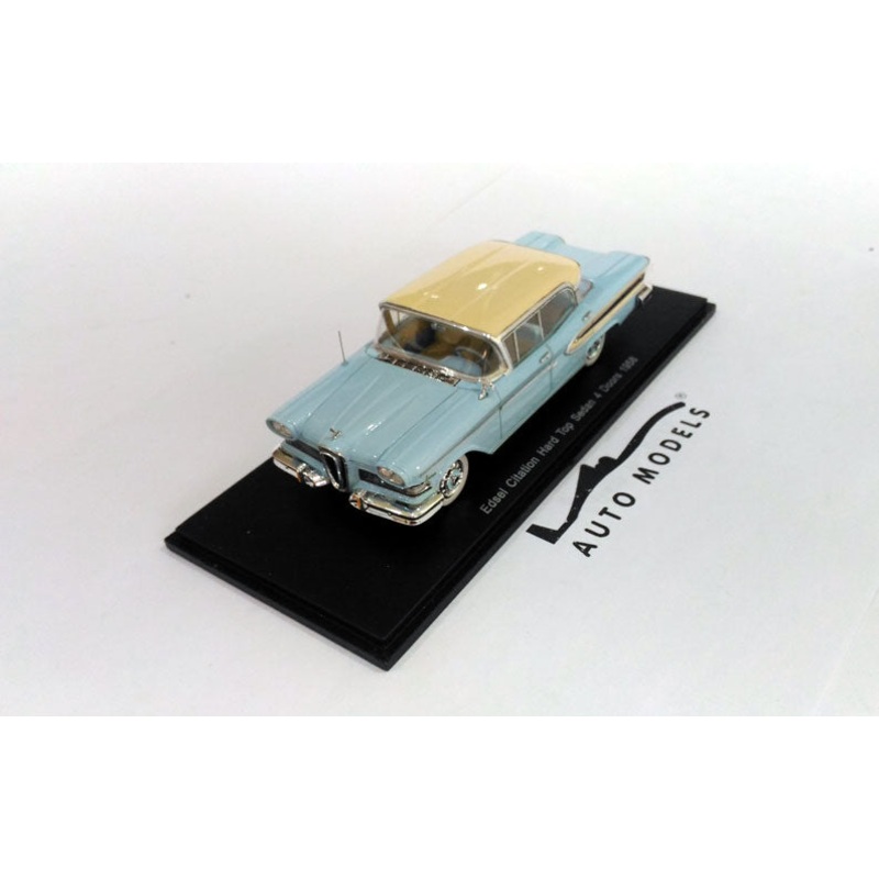 Spark Model Edsel Citation Hard Top Sedan 4-Doors 1958 Light Blue Ivory