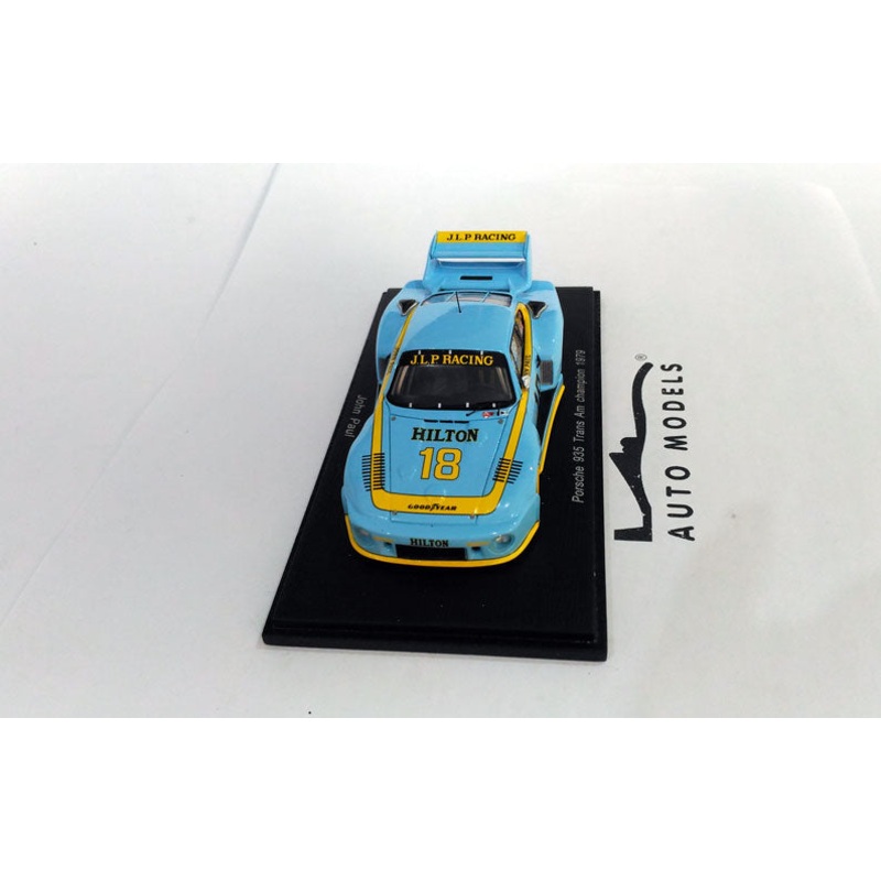 Spark Model Porsche 935 N.18 Winner Season Trans Am 1979 J. Paul Light Blue