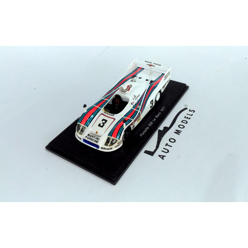Spark Model Porsche 936 Team Martini Racing Porsche System N.3 24h Le Mans 1977 J.ICKX – H.Pescarolo White Red Blue