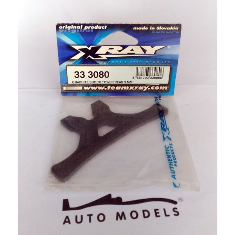 XRAY Graphite Shock Tower Rear 3mm – V2