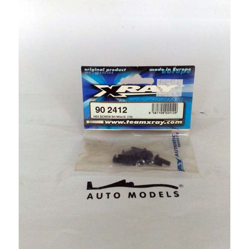 XRAY Hex Screw SH M4x12 (10)