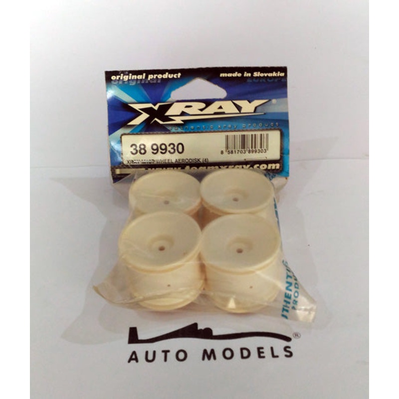 XRAY M18T Aerodisk Wheels – White (4)