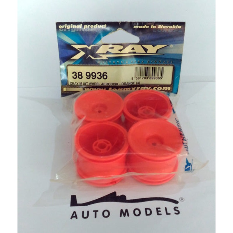 XRAY M18T Wheel Aerodisk – Orange (4)