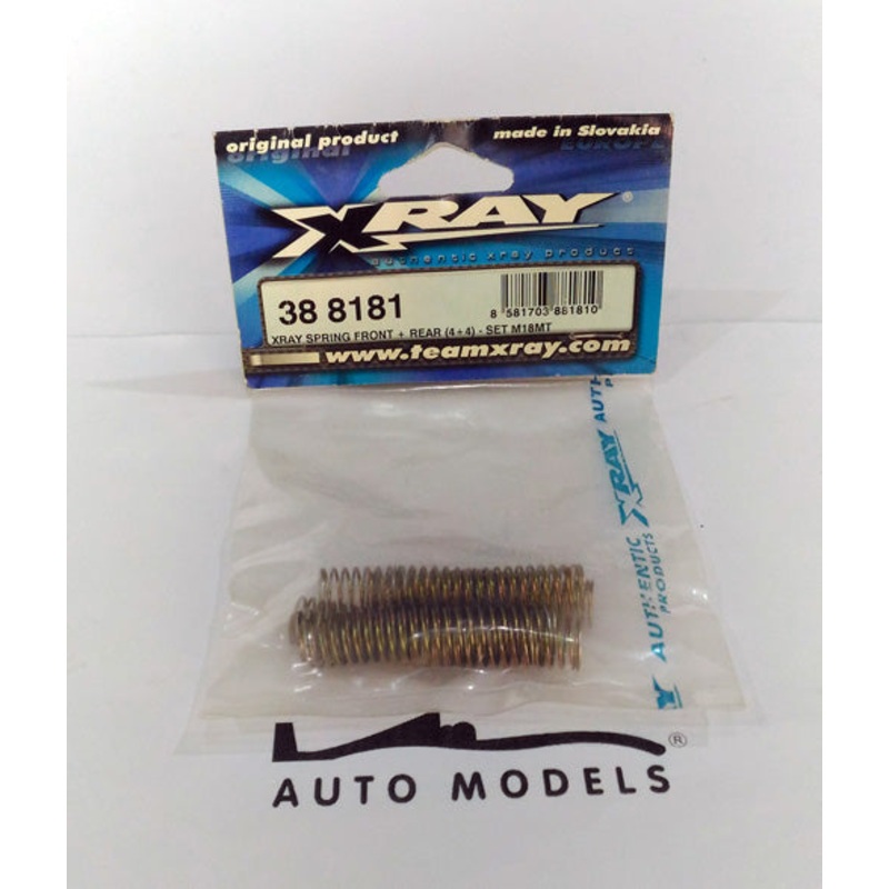 XRAY Spring Front + Rear (4+4) – Set M18MT – Soft