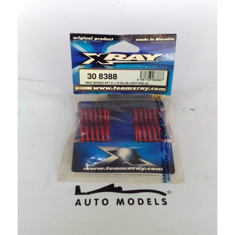 XRAY Spring Set D=1.9 (35LB) Light Red