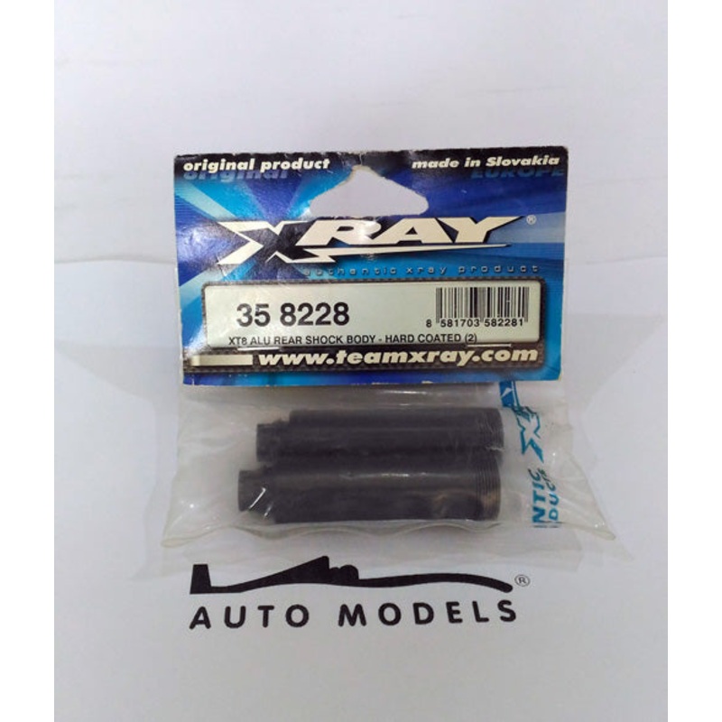 XRAY XT8 Aluminum Rear Shock Body – Hard Coated (2)