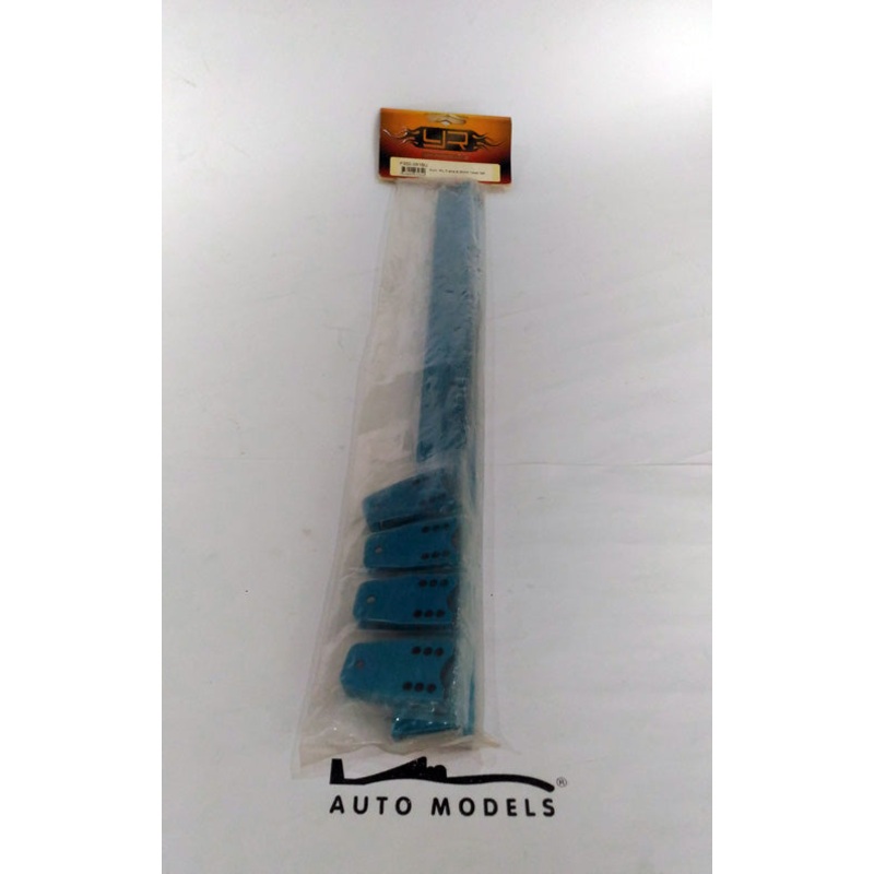Yeah Racing Alum. R/l Frame & Shock Towers Set Blue F350
