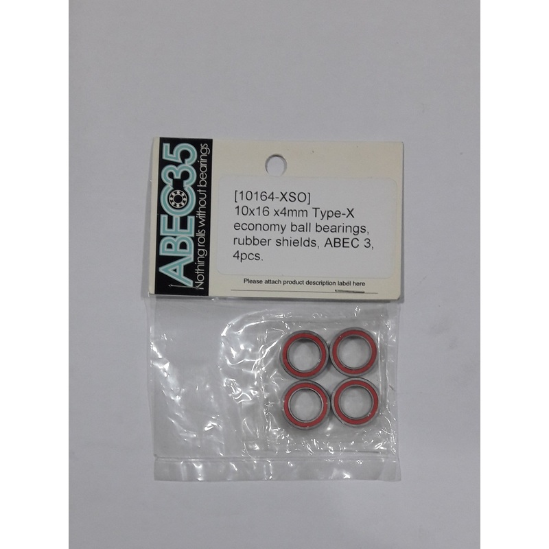 ABEC35 Bearing 10x16x4mm Type-X Economy Ball Bearings