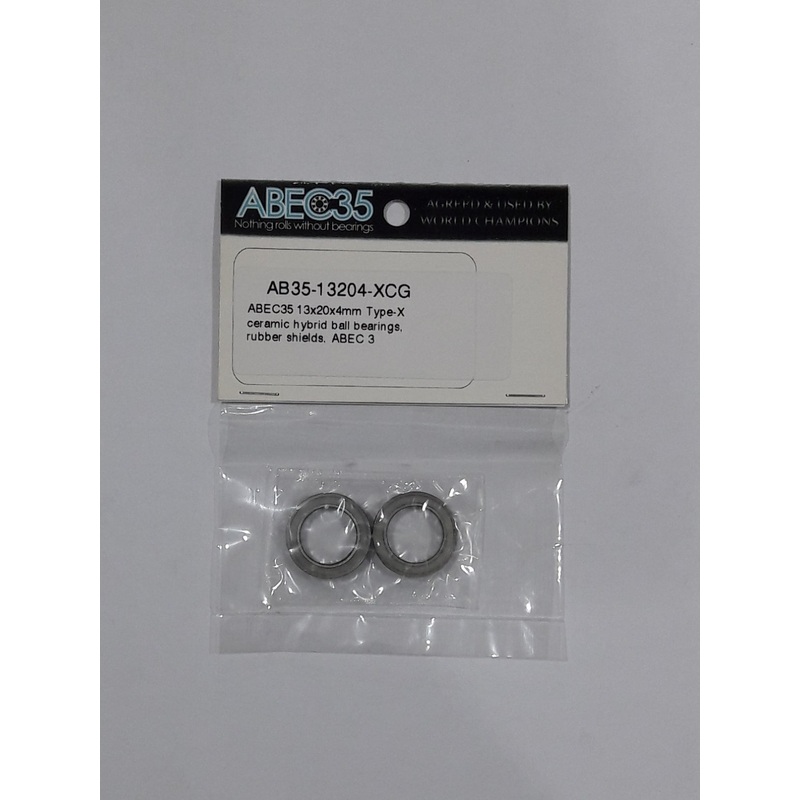 ABEC35 Bearing 13x20x4mm Type-X Ceramic Hybrid Ball Bearings Rubber Shields