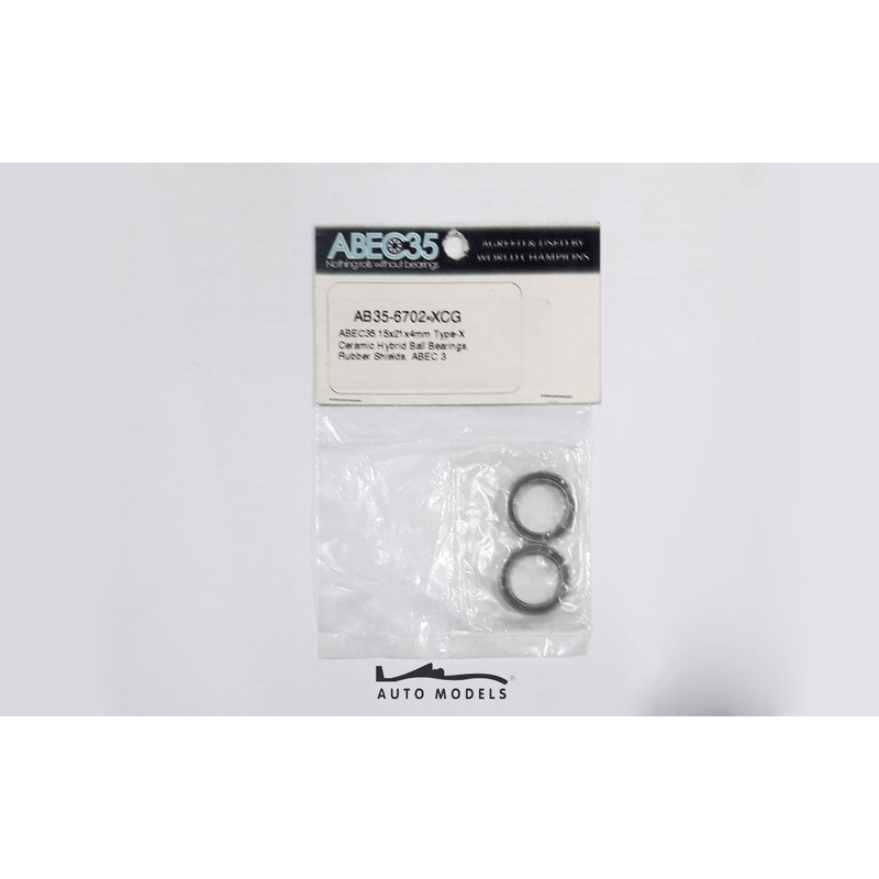 ABEC35 Bearing 15x21x4mm Type-X Ceramic Hybrid Ball Bearings Rubber Shields