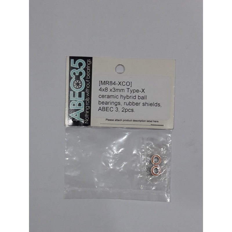 ABEC35 Bearing 4x8x3mm Type-X Ceramic Hybrid Flange Ball Bearings