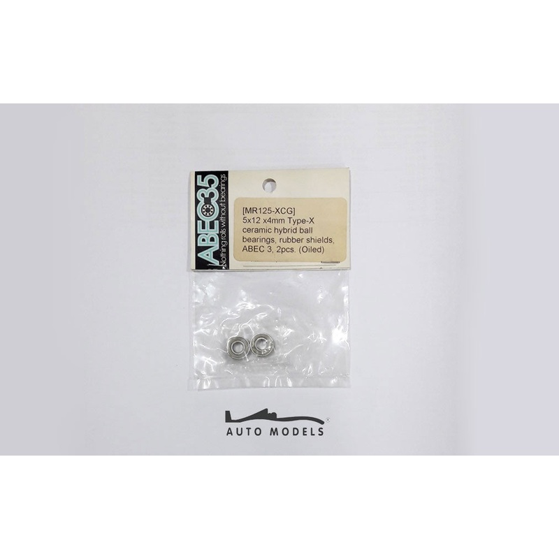 ABEC35 Bearing 5x12x4mm Type-X Ceramic Hybrid Ball Bearings Rubber Shields