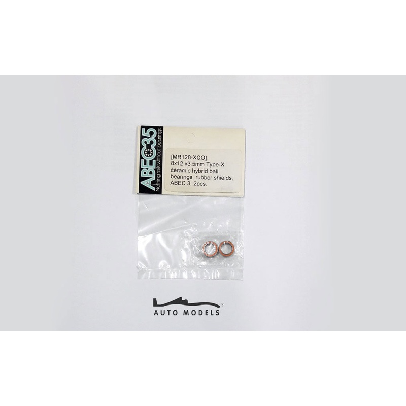 ABEC35 Bearing 8x12x3.5mm Type-X Ceramic Hybrid Ball Bearing Rubber Shields