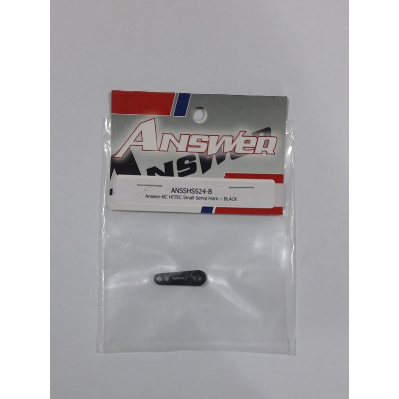 Answer-RC Small Straight Servo Horn Hitec 24T (Black)
