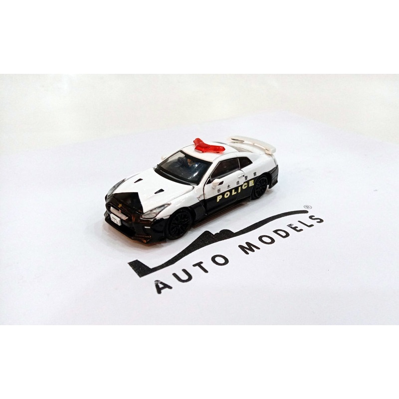 Era Car Nissan GT-R R35 Tochigi Police Car Black White