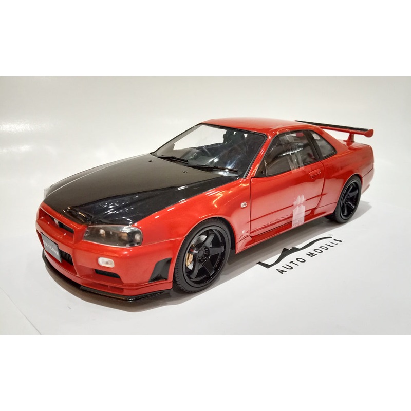 Solido Nissan Skyline GT-R (R34) Active Red 1999