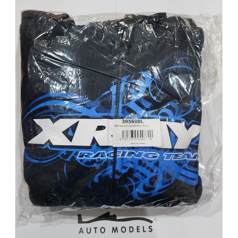 XRAY Sweater Hooded with Zipper – Blue (L)