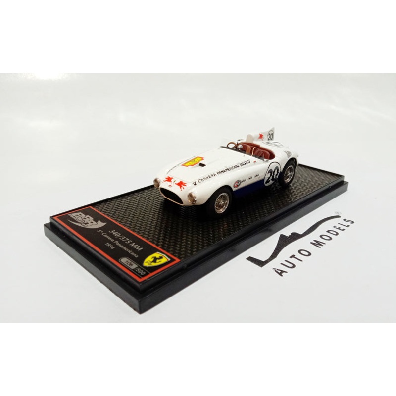 BBR Models Ferrari 340-375 MM sn 0286AM V Carrera PANAMERICANA 1954
