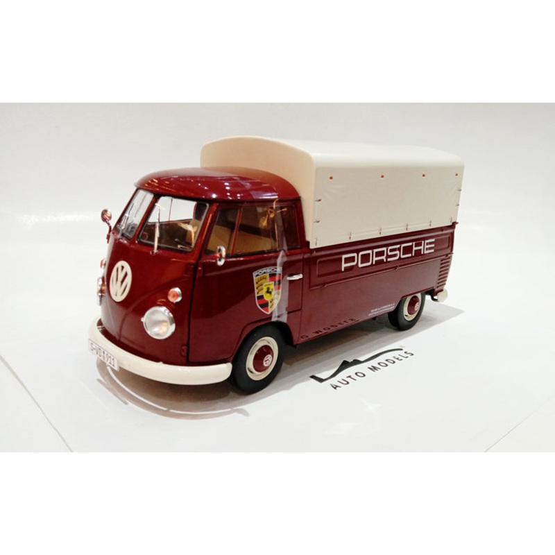 Solido Volkswagen T1 Pick-Up Porsche 1950 Red