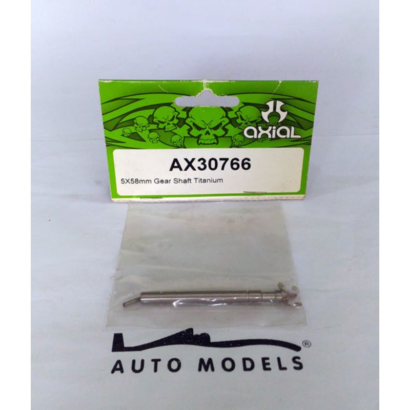 Axial Racing 5x58mm Gear Shaft (Titanium)