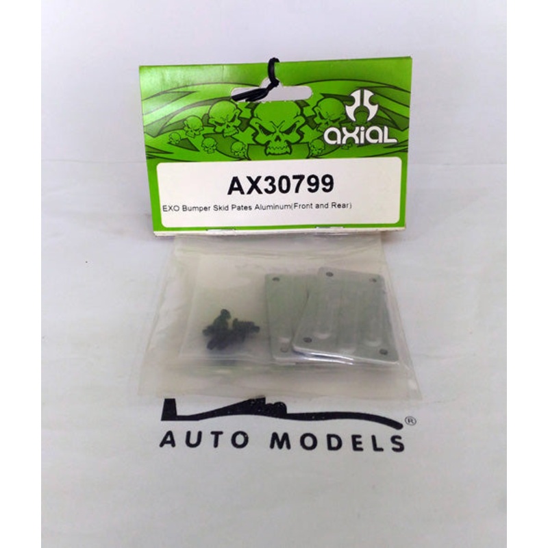 Axial Racing Exo Bumper Skid Plates Aluminium (F/R)