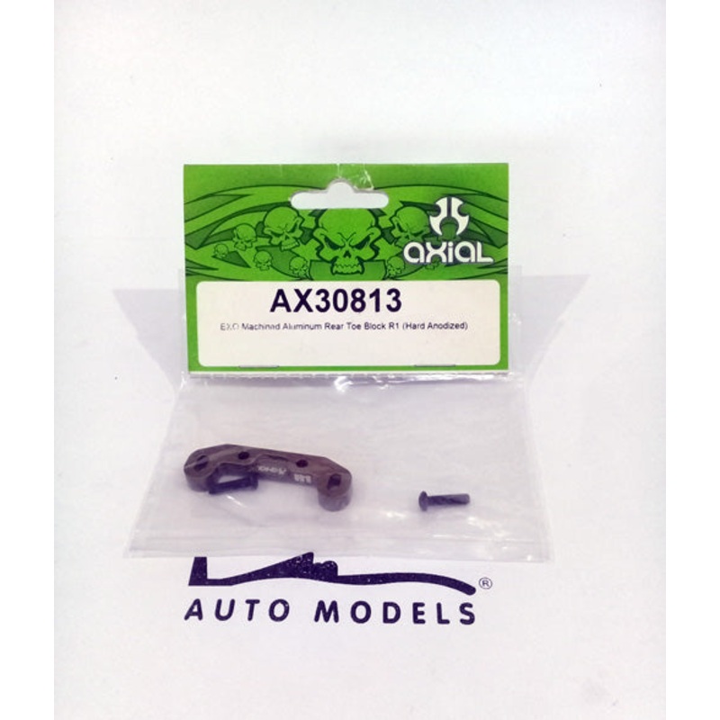 Axial Racing Exo Machined Aluminium Rear Toe Block R1 (Hard Anodized)