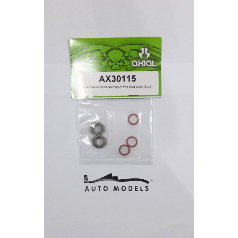 Axial Racing Hard Anodized Aluminium Pre-Load Collar (2pc)