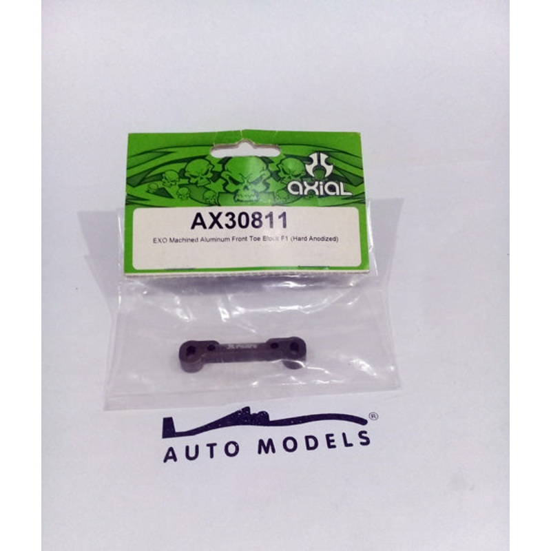 Axial Racing Machined Alum.Front Toe Block F1 Exo (Hard Anozed)