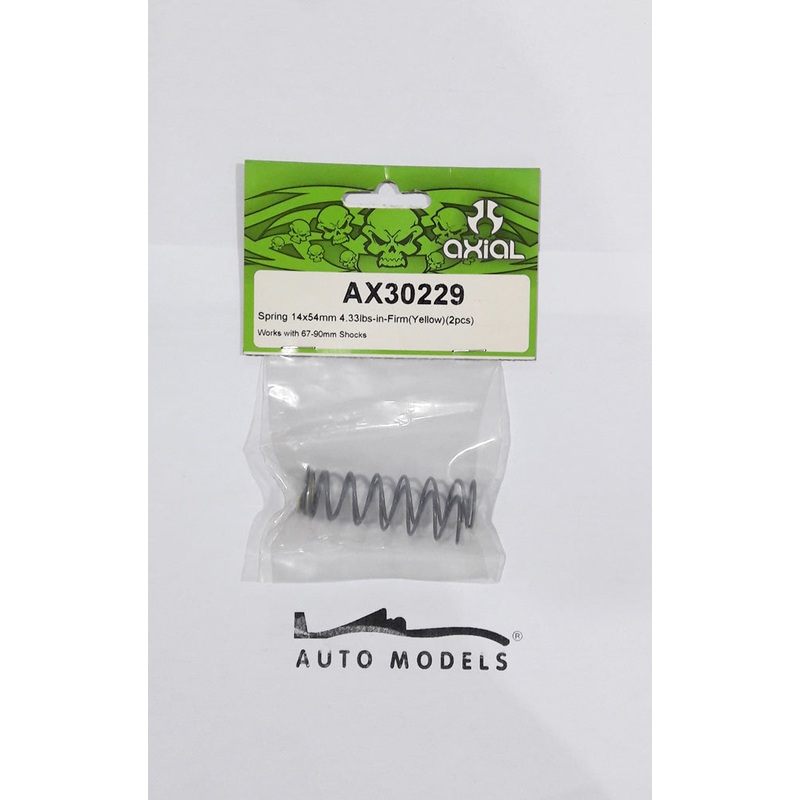 Axial Racing Spring 14x54mm 4.33 lbs/in – Firm Yellow