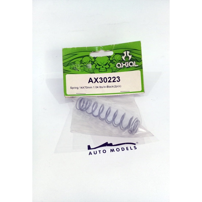 Axial Racing Spring 14x70mm 1.04 lbs/in-Black (2pcs)