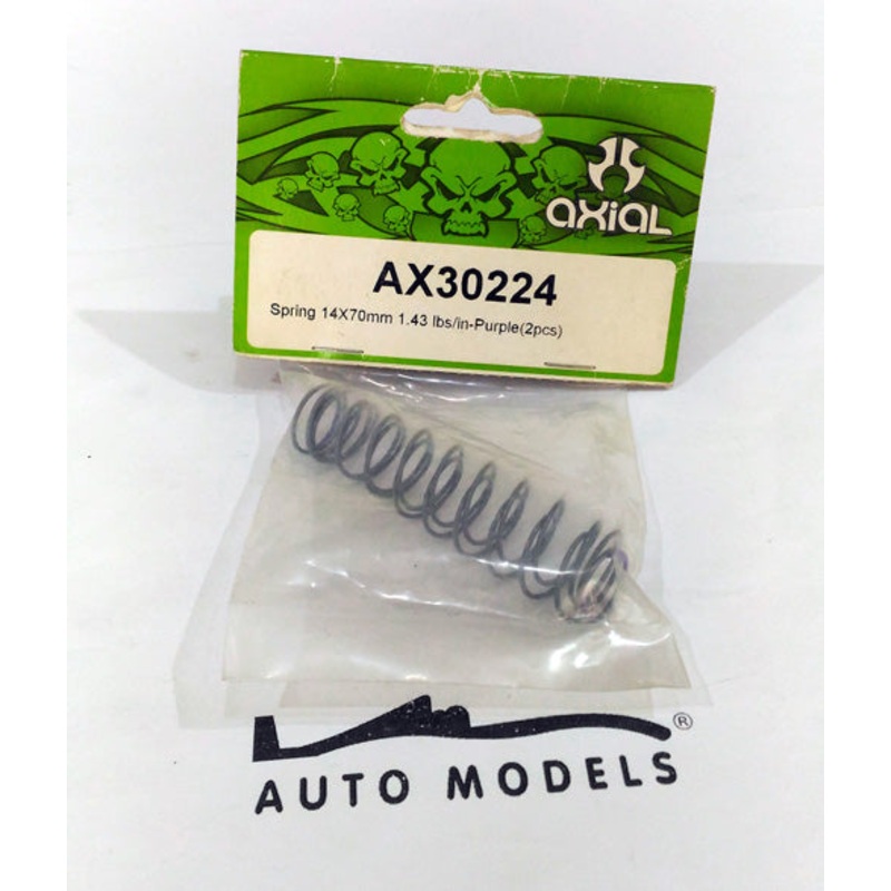 Axial Racing Spring 14x70mm 1.43 lbs/in-Purple (2pcs)
