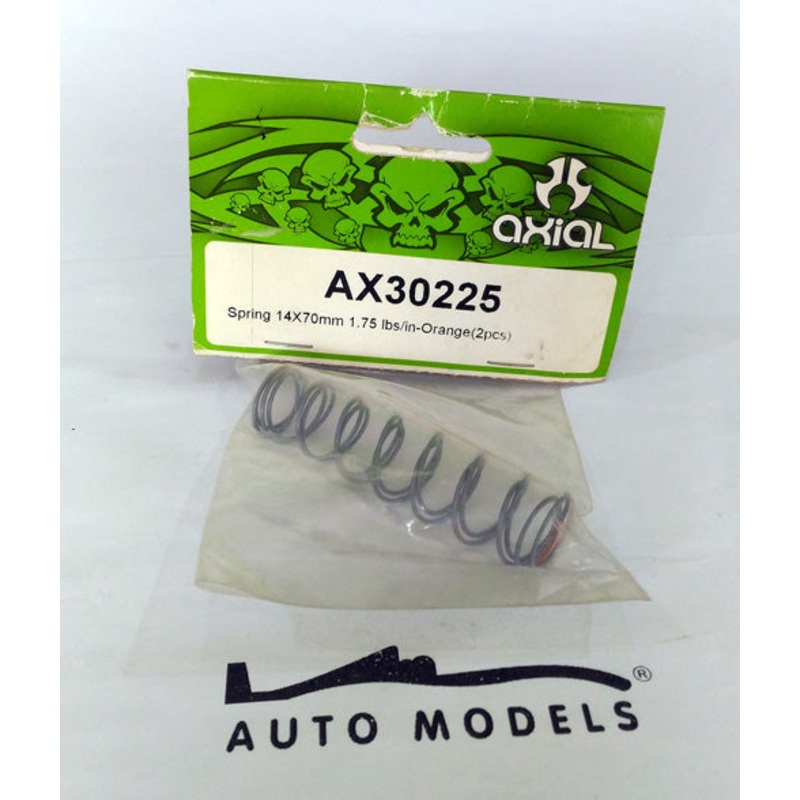 Axial Racing Spring 14x70mm 1.75 lbs/in-Orange (2pcs)