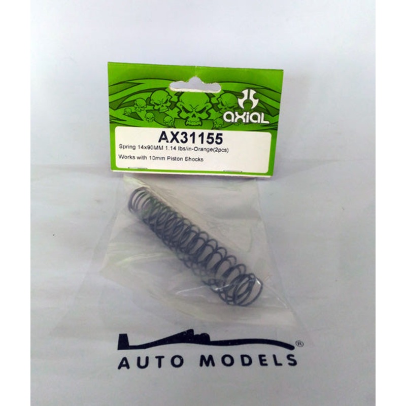 Axial Racing Spring 14x90mm 1.14 lbs/in Orange