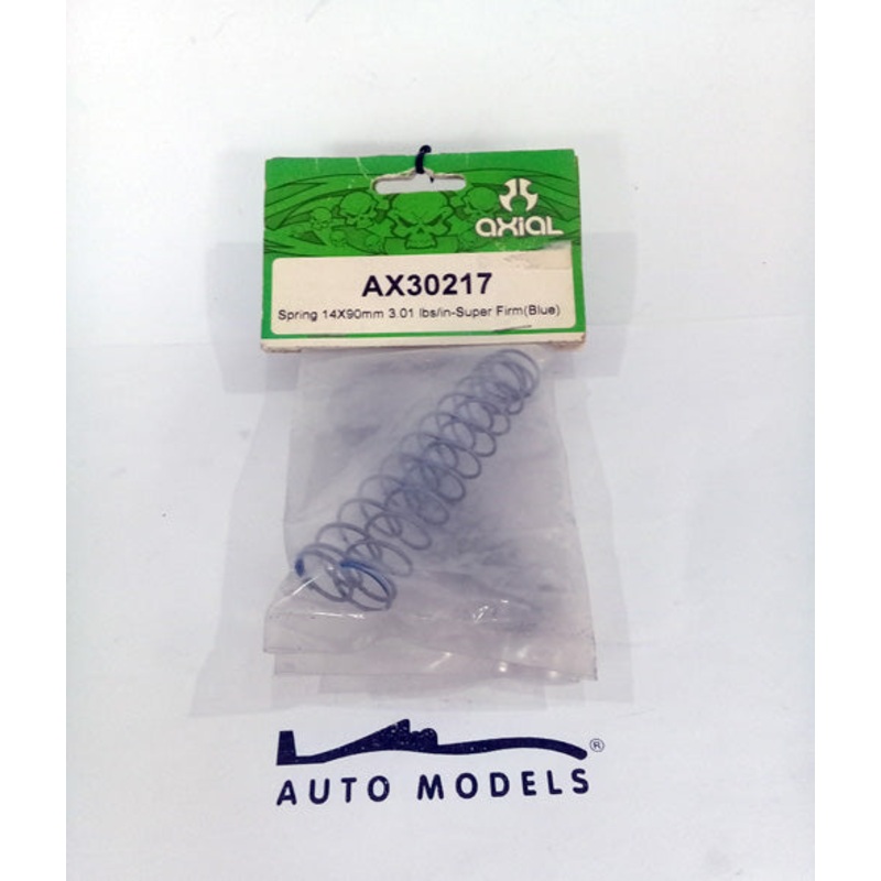 Axial Racing Spring 14x90mm 3.01 lbs/in-Super Firm Blue
