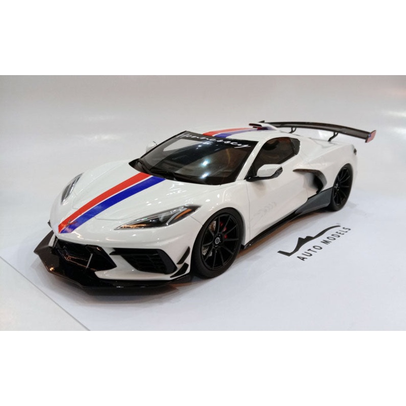GT Spirit Hennessey Corvette C8 2021 Artic White