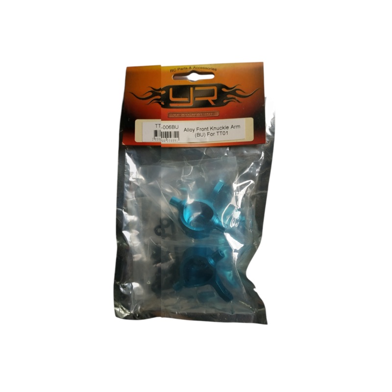 Alloy Front Knuckle Arm Blue TT DF03
